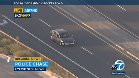 Police chase ends with PIT-maneuver, arrest in Orange County